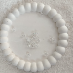 6 mm white glass crystal