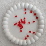 6 mm Red glass Crystal